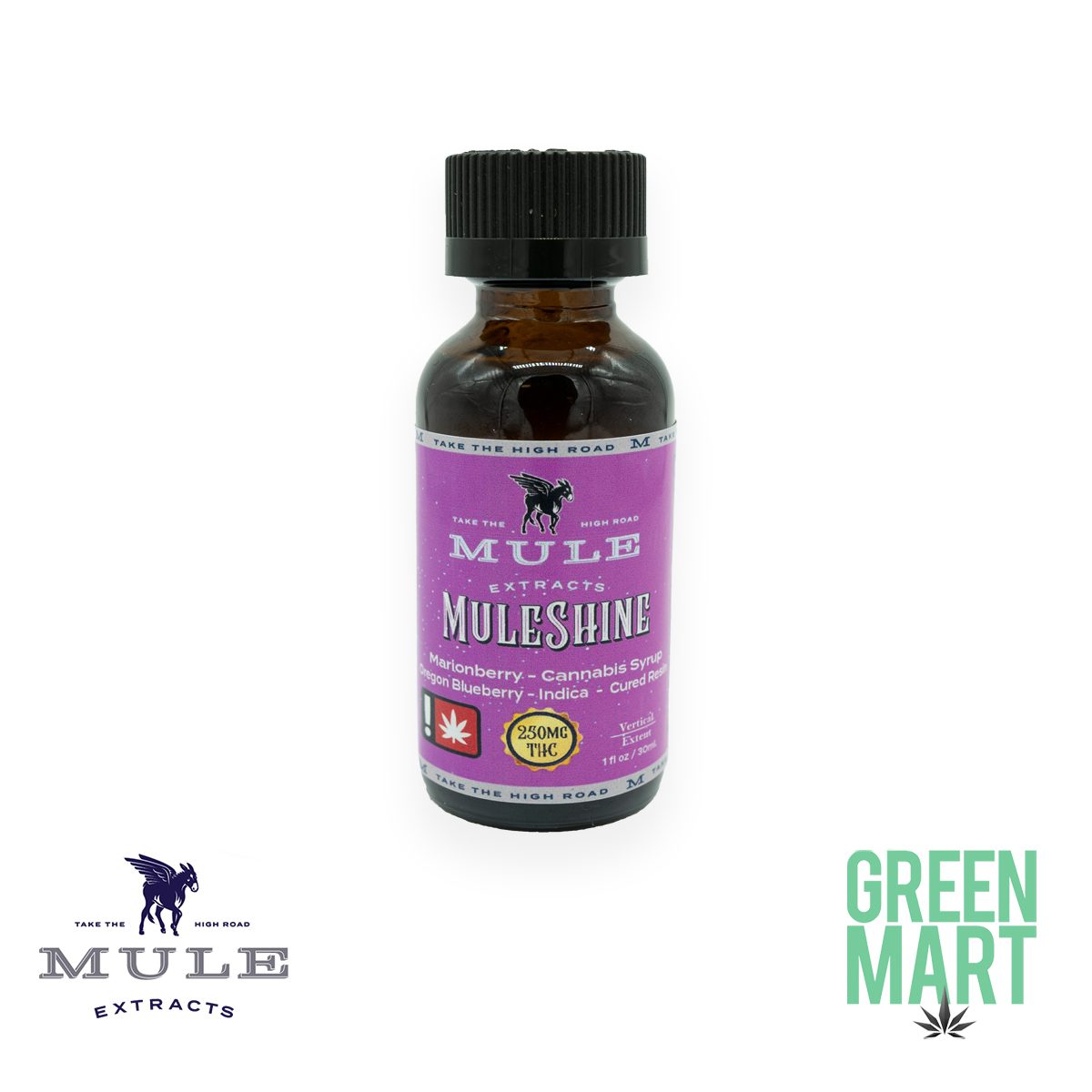 Muleshine Syrup - Marionberry 500mg THC