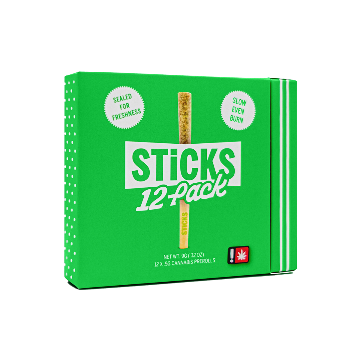 Sticks Preroll 12 Pack - Black Patronus/Grapericot/Koala
