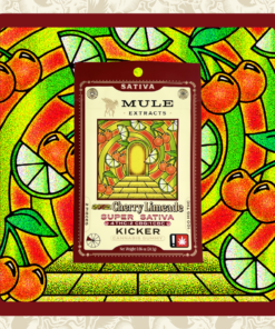 Mule Kicker - Sour Cherry Limeade 100mg 4:2:1 THC/CBG/CBC Gummy 2pk