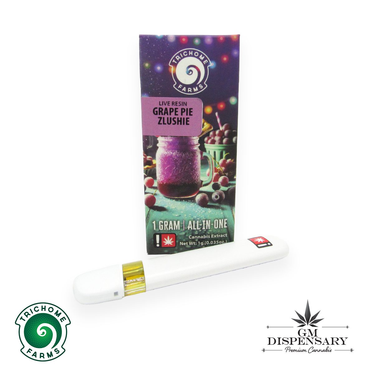 Trichome Farms LR AIO Vape - Grape Pie Zlushie