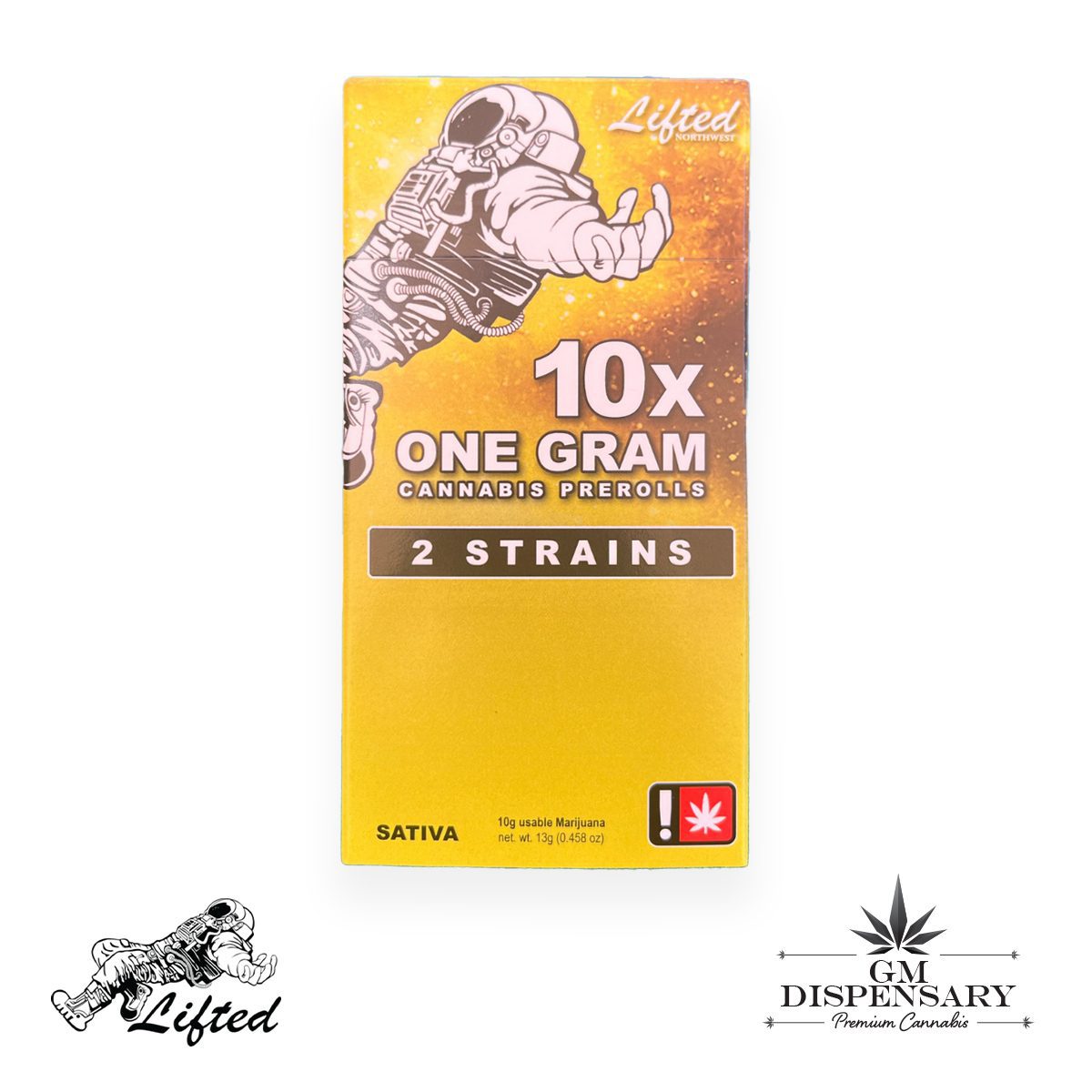 Lifted NW Pre-Roll 10 Pack - Sativa - Blue Dream/Cinex
