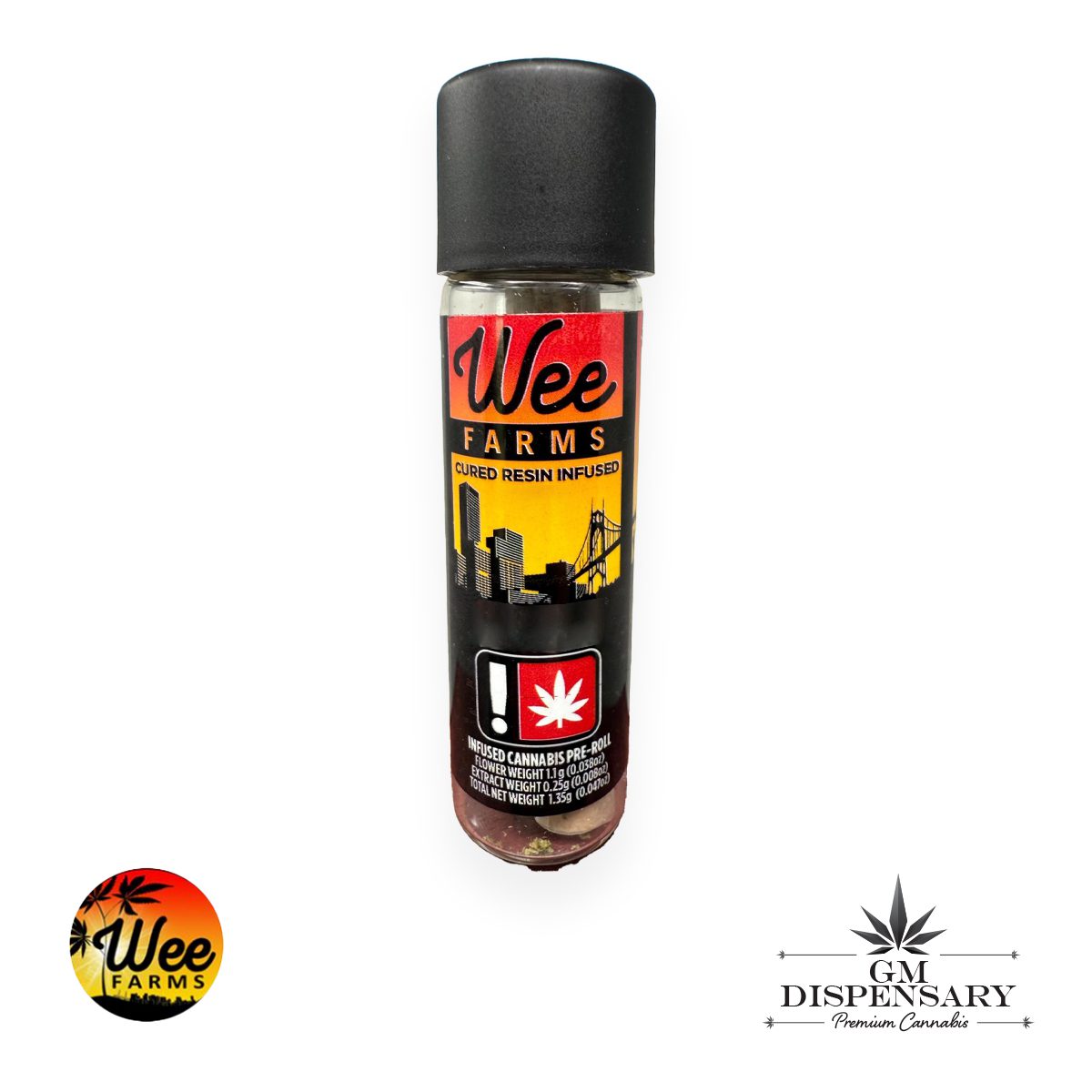 Wee Farms Infused 1.35g Pre-Roll - Biggie Runtz x Jack Herer