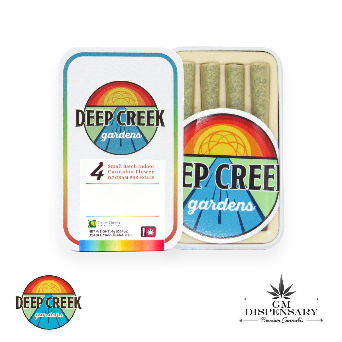 Deep Creek Gardens Pre Roll 4 Pack - Super Boof