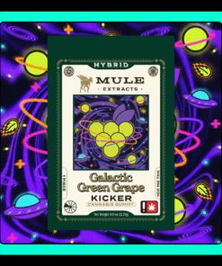 Mule Kicker - Galactic Green Grape 100mg Gummy