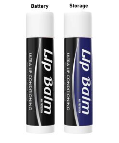 $25 Lip Balm 400mAh 510 Thread Battery and Storage, Black and Blue