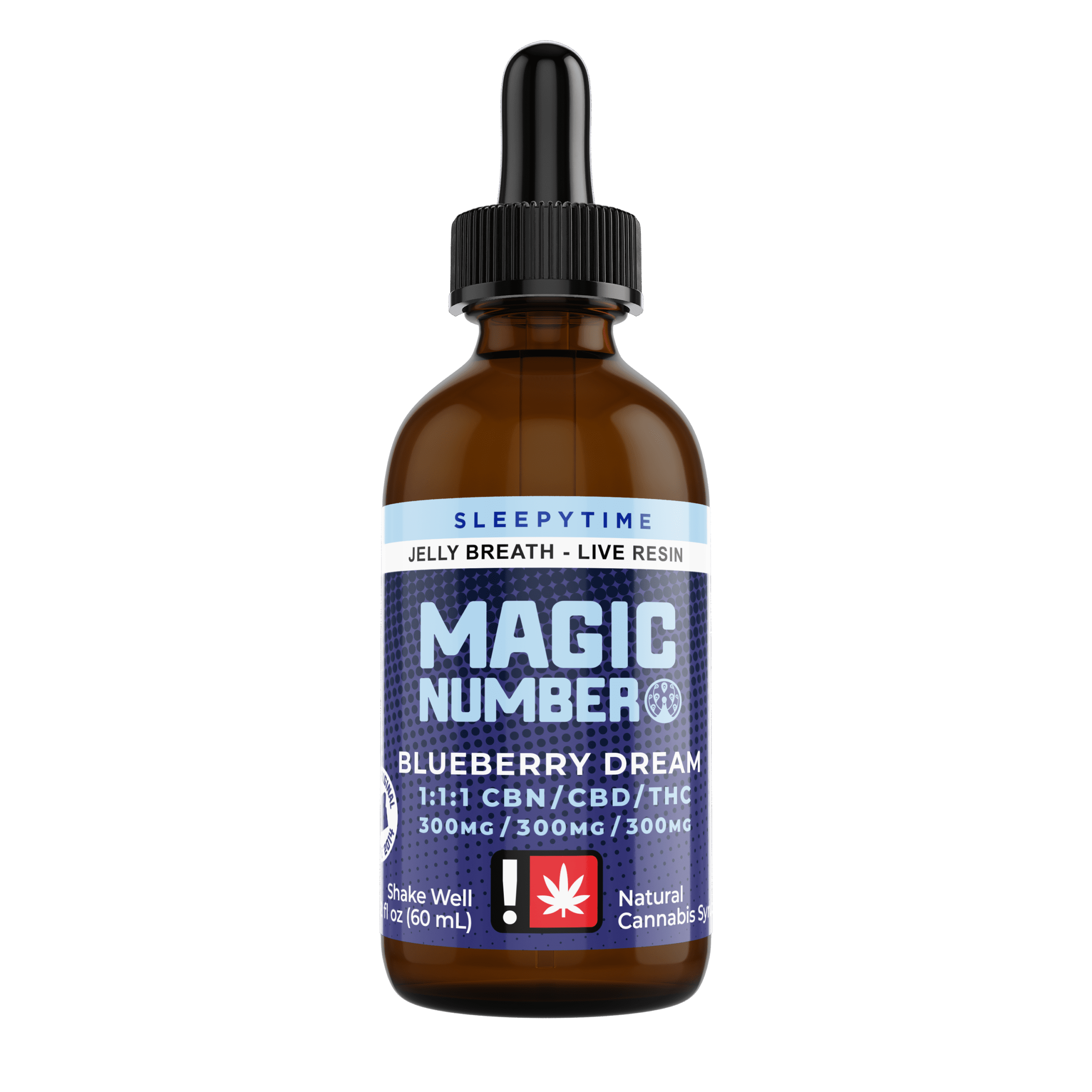 Magic Number - Mega Drops - Blueberry Dream Sleepytime 1:1:1 CBN