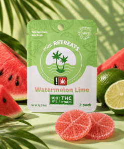 Mini Retreats Cannabis Jellies - Watermelon Lime