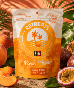 Retreats Cannabis Jellies 10pk - Hybrid Peach Passion