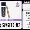 WLE Infused 1g Pre-Roll - Tech 9 x Sunset Cider