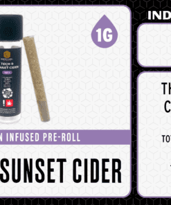 WLE Infused 1g Pre-Roll - Tech 9 x Sunset Cider