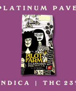 Pilot Farms 1g Pre-Roll 5 Pack - Platinum Pave