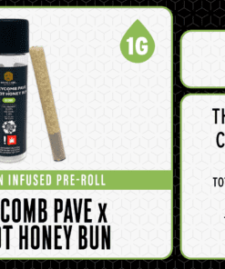 WLE Infused 1g Pre-Roll - Honeycomb Pave x Apricot Honey