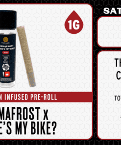 WLE Infused 1g Pre-Roll - Permafrost x Where's My Bike?