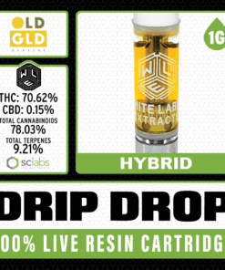 White Label Extracts 1g Live Resin Cartridge - Drip Drop