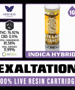 White Label Extracts 1g Live Resin Cartridge - Exaltation