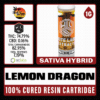 White Label Extracts 1g Cured Resin Cartridge - Lemon Dragon