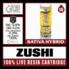 White Label Extracts 1g Live Resin Cartridge - Zushi