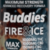 Buddies - Fire & Ice MAX THC/CBD/CBG/CBN Roll-On Lotion 3oz