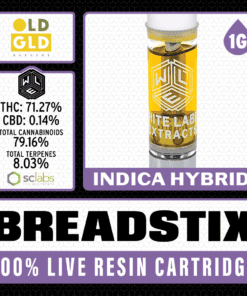 White Label Extracts 1g Live Resin Cartridge - Breadstix