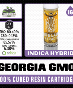 White Label Extracts 1g Cured Resin Cartridge - Georgia GMO
