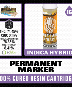 White Label Extracts 1g Cured Resin Cartridge - Permanent Marker
