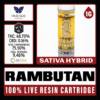 White Label Extracts 1g Live Resin Cartridge - Rambutan