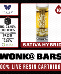 White Label Extracts 1g Live Resin Cartridge - Wonka Bars