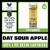 White Label Extracts 1g Live Resin Cartridge - Dat Sour Apple