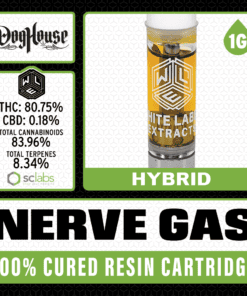 White Label Extracts 1g Cured Resin Cartridge - Nerve Gas