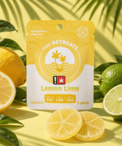 Mini Retreats Cannabis Jellies - Lemon Lime CBG