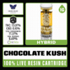 White Label Extracts 1g Live Resin Cartridge - Chocolate Kush