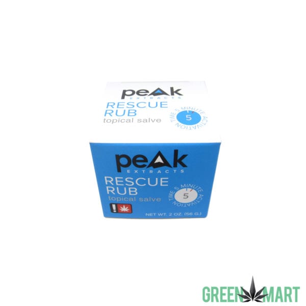 Peak Extracts Rescue Rub 2oz