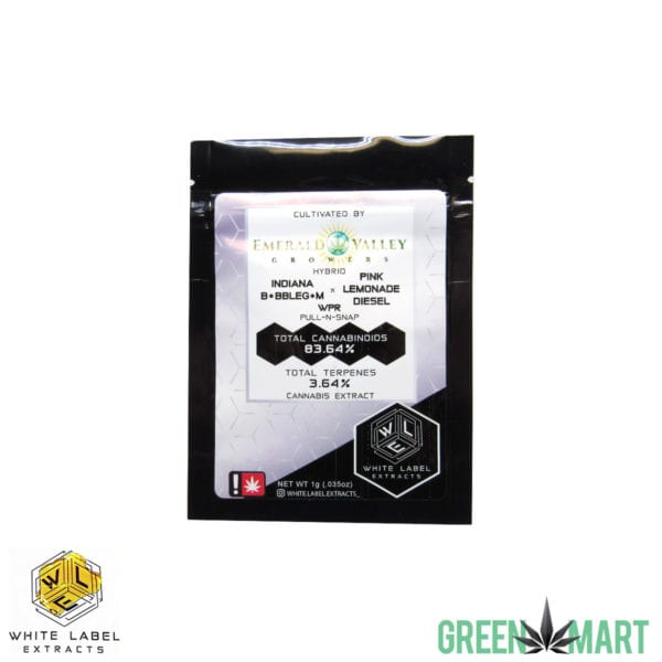 White Label Extracts - Indiana Bubblegum x Pink Lemonade Diesel