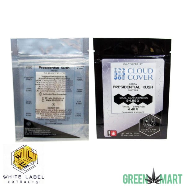 White Label Extracts - Presidential Kush