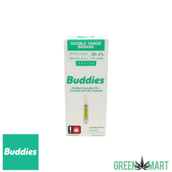 Buddies Brand Distillate Cartridge - Double Tangie Banana