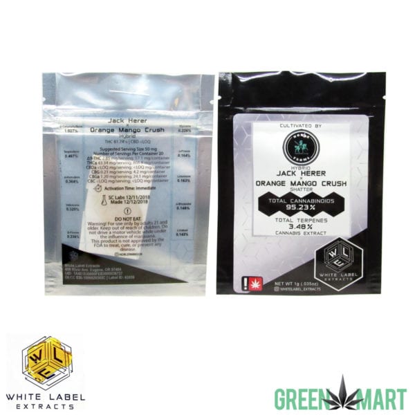 White Label Extracts - Jack Herer Orange Mango Crush