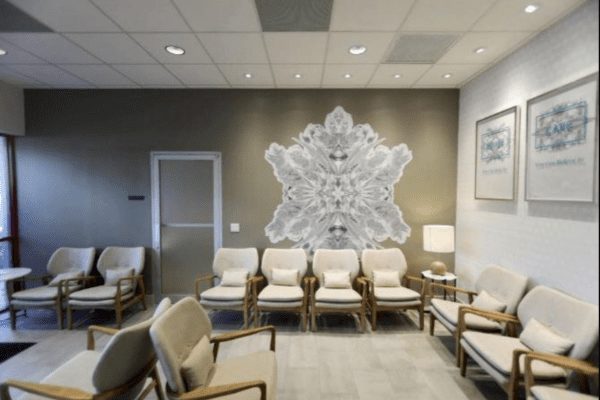 Lobby of Trulieve Medical Marijuana Treatment Center in Boynton Beach, FL [Bruce R. Bennet / The Palm Beach Post]