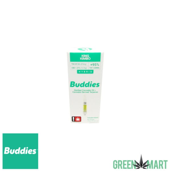 Buddies Brand Distillate Cartridge - Double Tangie Banana