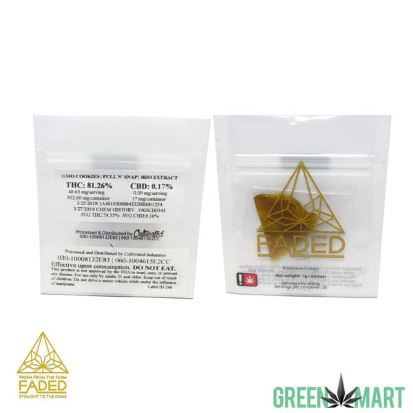 Faded by Cultivated Industries - GMOCookies