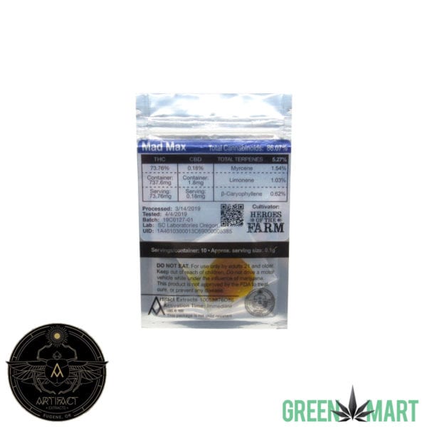 Artifact Extracts - MadMax