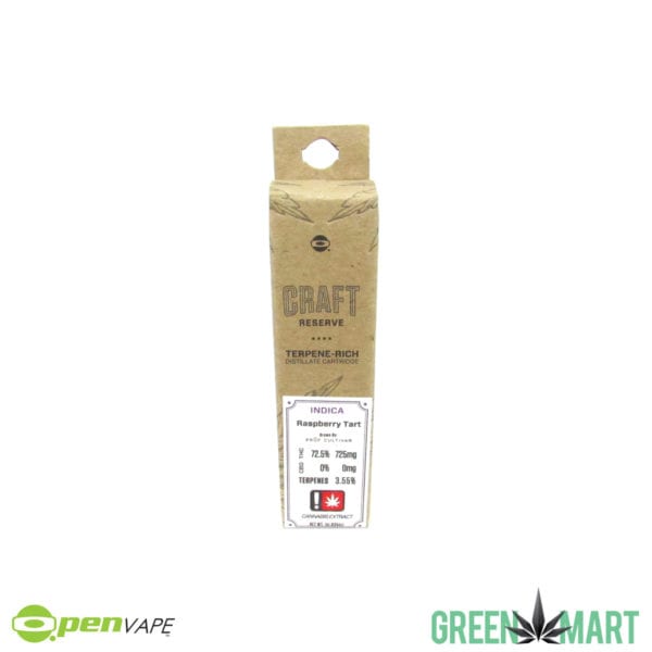 O.pen Vape Craft Reserve Cartridges - Raspberry Tart