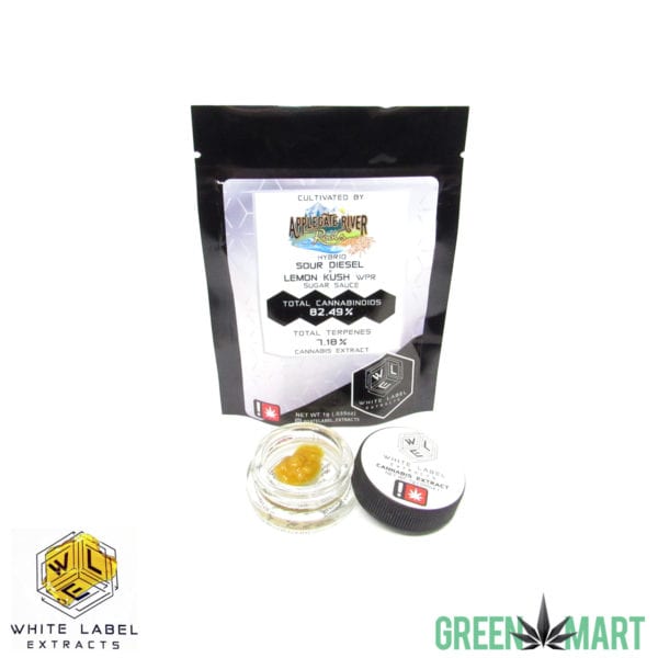 White Label Extracts - Sour Diesel Lemon Kush Sugar Sauce
