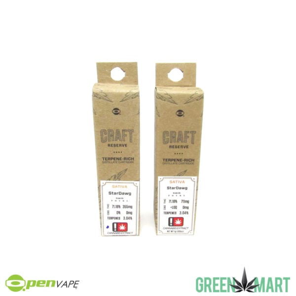 O.pen Vape Craft Reserve Cartridges - Stardawg