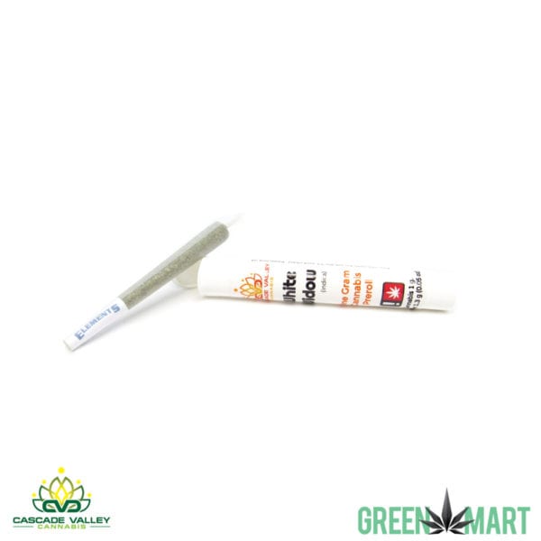 Cascade Vaally Cannabis 1g Pre-roll - White Widow