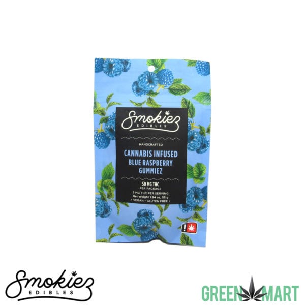 Smokiez Edibles Gummiez - Blue Raspberry