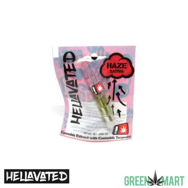 Hellavated Flavored Distillate Cartridge - Haze Sativa