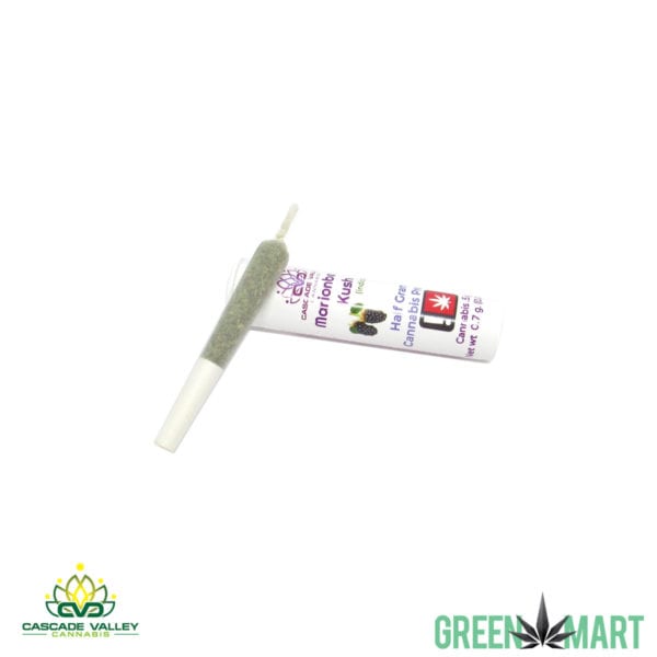 Cascade Valley Cannabis Pre-roll - Marionberry Kush Half Gram