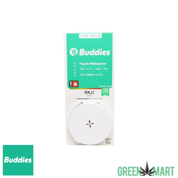 Buddies Pax Era Pod - Purple Mahayana Live Resin
