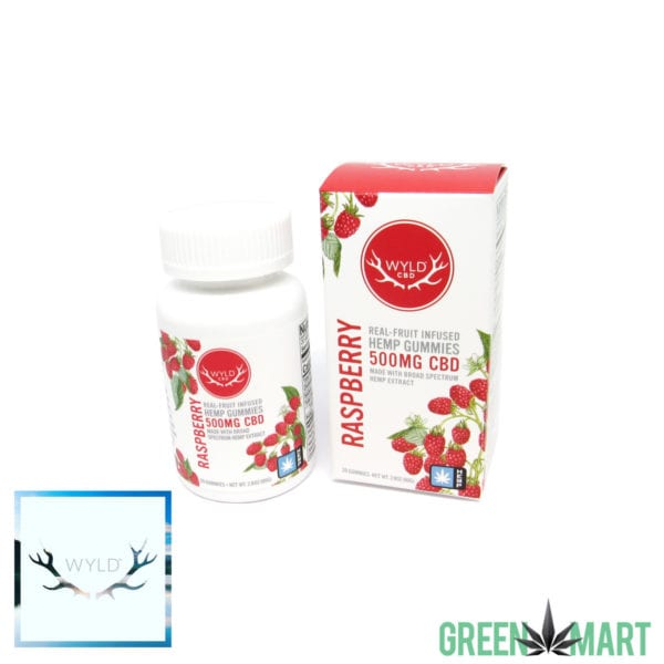 Wyld CBD Hemp Gummies - Raspberry
