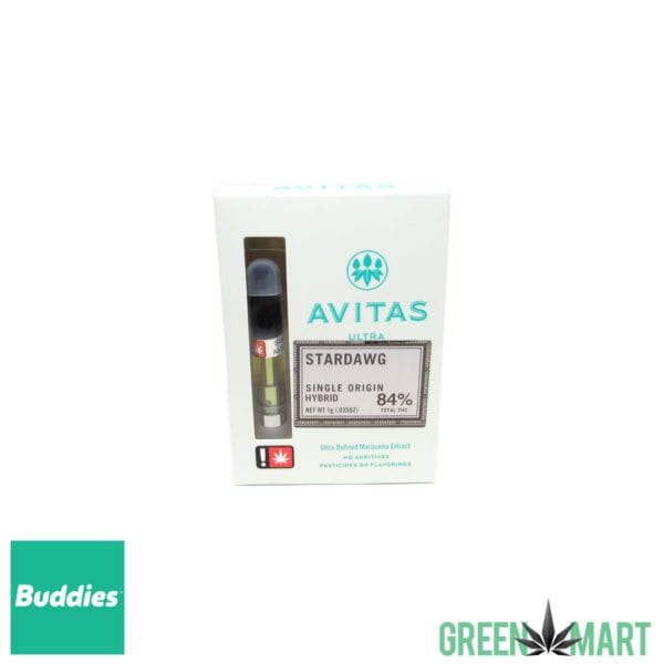 Avitas Ultra Distillate Cartridge - Stardawg Full Gram